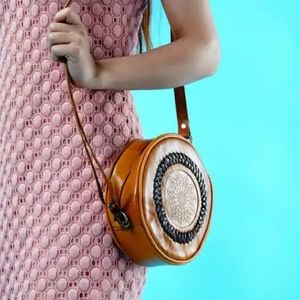 Genuine Leather Crossbody Bag